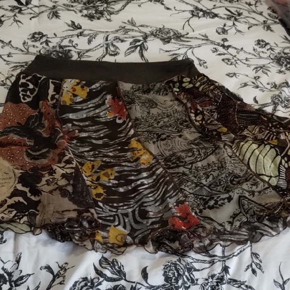 Multicolor Patchwork Skirt - Picture 6 of 6